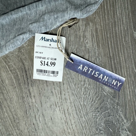 pajama tank top gray women’s - Picture 3 of 3